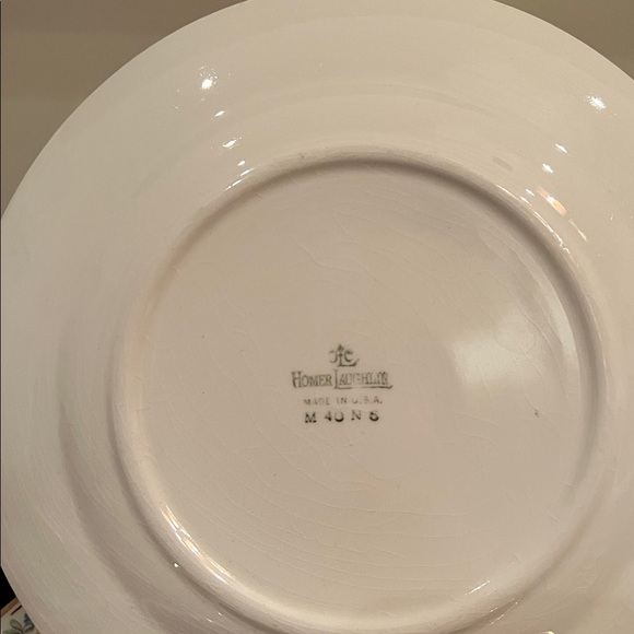 Vintage Homer Laughlin salad plate set of 4 plates - Picture 2 of 3